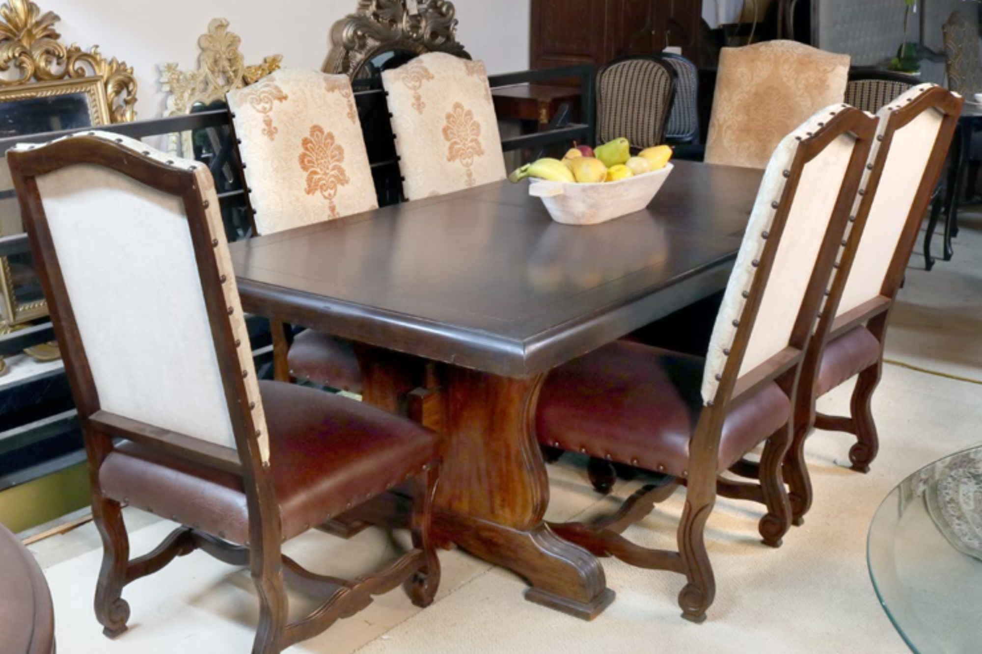 Bring Timeless Elegance Home: The Tuscan Hills 7-Piece Dining Set – Model S233SET-14